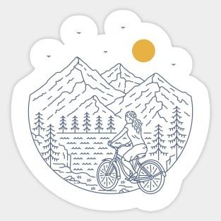 Bike to Wild Nature 2 Sticker